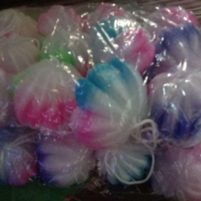 Spon Mandi Spon Labu Spon Bulat Isi 12 Pcs