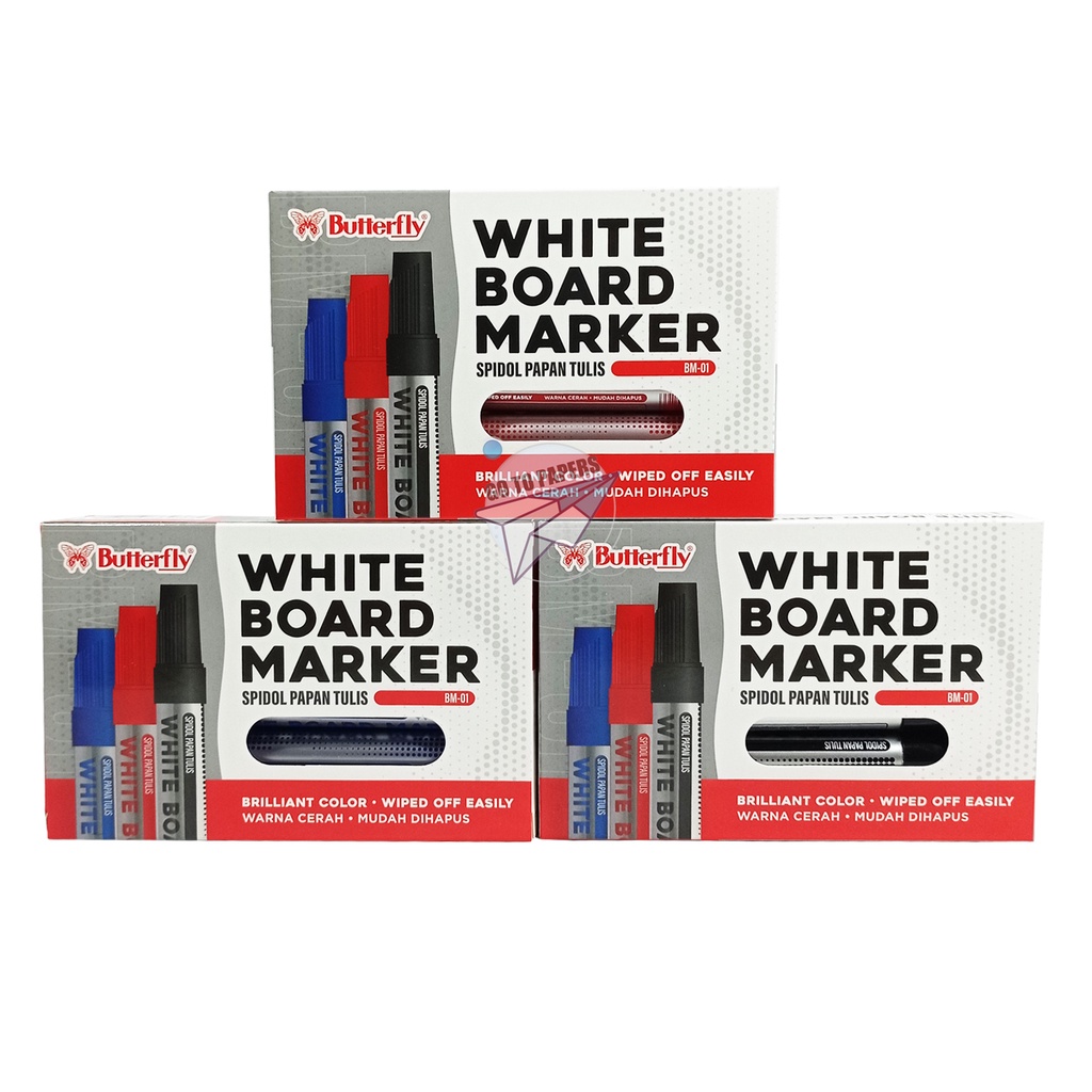 

Spidol White Marker Butterfly BM - 01 [ PCS ]