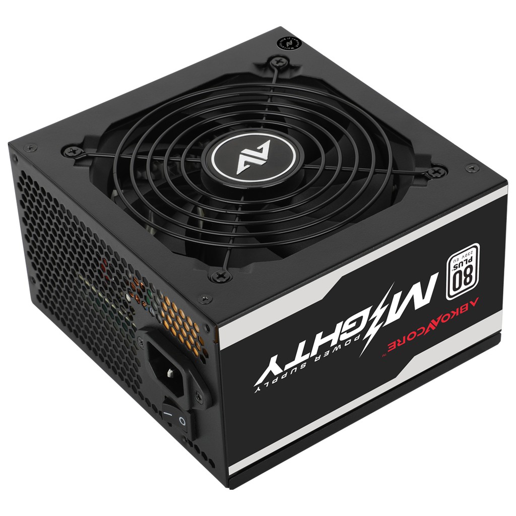 PSU ABKONCORE MIGHTY 600W 80+ Full Modular Power Supply Garansi 7 Tahun