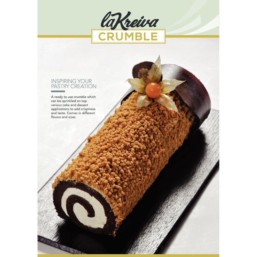 La Kreiva Cake Crumble Kemasan Re-Pack 100gr Berbagai Varian Rasa