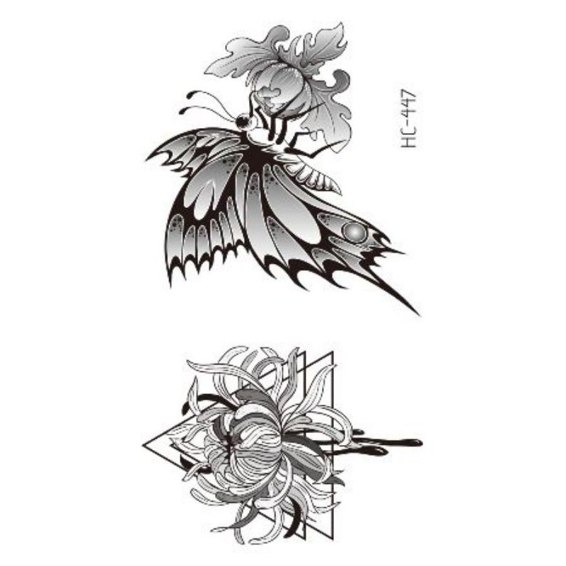 Tatto temporer terbaru ukuran 6x10cm MODEL HC-447