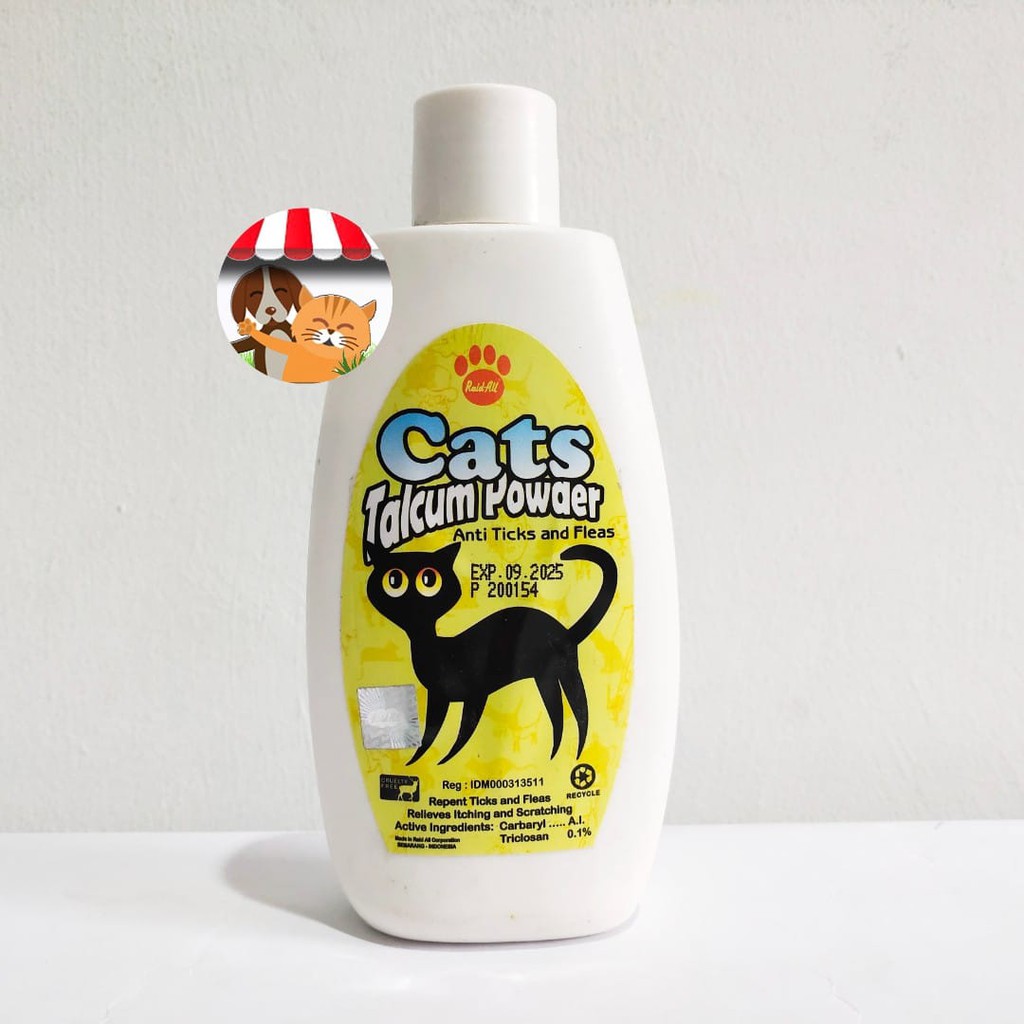 Raid All Sanitiser Cat Talcum Powder - Tick and Fleas