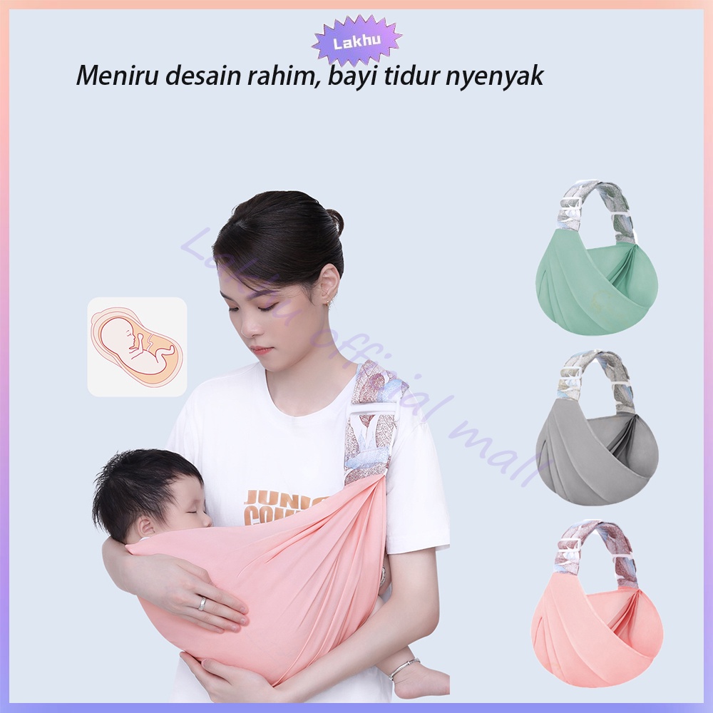 Lakhu ring sling gendongan bayi ring/gendongan bayi m shape/baby carrier