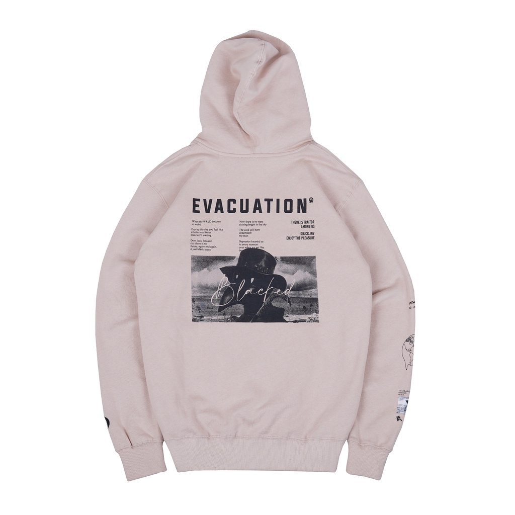 Hoodie Dobujack Evacuation Cream | Hoodie Dobujack Cream Evacuatin Wanita Pria