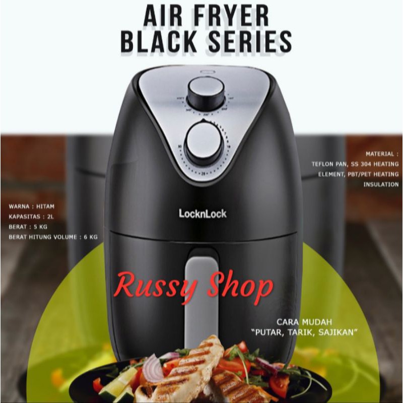 Air Fryer LocknLock Black series Original
