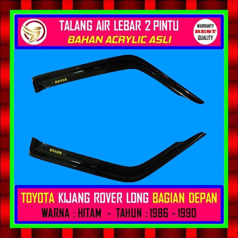 TALANG AIR MOBIL - 2 PINTU DEPAN - KIJANG ROVER LONG- TAHUN - 1986 - 1987 - 1988 - 1989 - 1990 - 199
