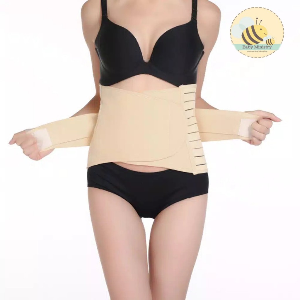 MOOIMOM Adjustable Elastic Recovery Corset Korset Pelangsing Pasca Melahirkan / korset