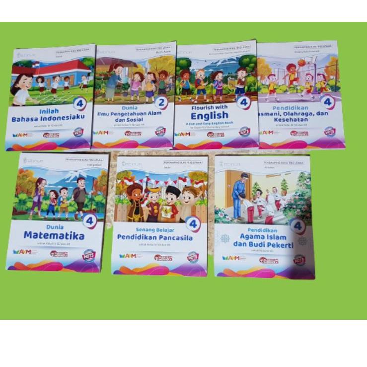 Muraaaahh.. Platinum Kurikulum Merdeka kelas 4 SD/Mi  Ipas.Matematika.Bahasa Indonesia.Pkn.English.A