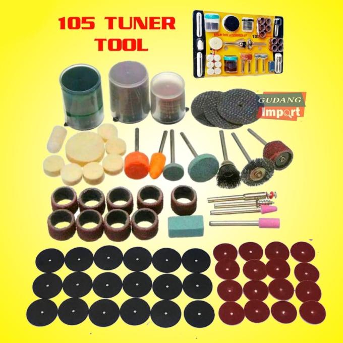 MATA BOR TUNER CUNER MINI CUTTING WHEEL MATA GERINDA MINI POLES 105PCS