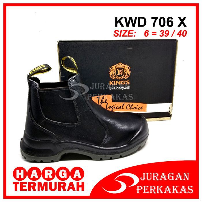KING'S KWD 706 X Size 6 Sepatu Kerja Safety ASLI KINGS
