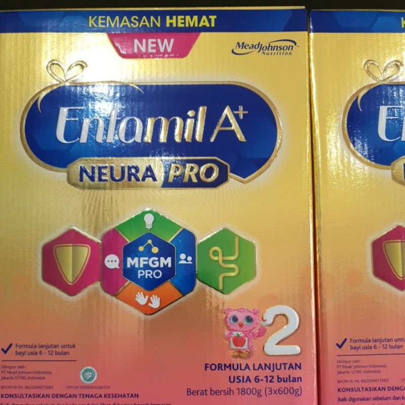 

ENFAMIL A+ 2 Susu Formula Box 1800 g