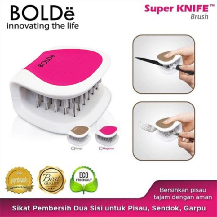 Sikat Pembersih Pisau Dapur Sendok Garpu Bolde Utensile Knife Brush