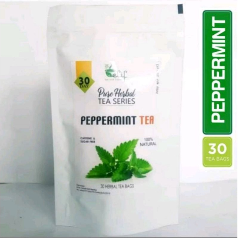 

peppermint tea : teh daun mint isi 30 kantong