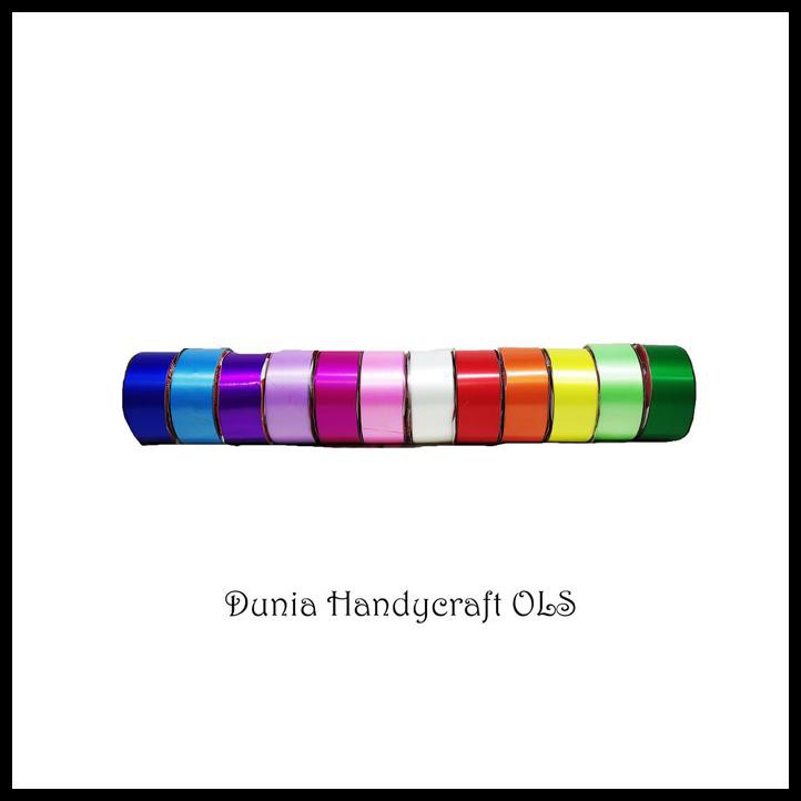 

PITA KADO JEPANG POLOS 1,5 INCH PITA HIAS DEKORASI KERAJINAN TANGAN - PUTIH