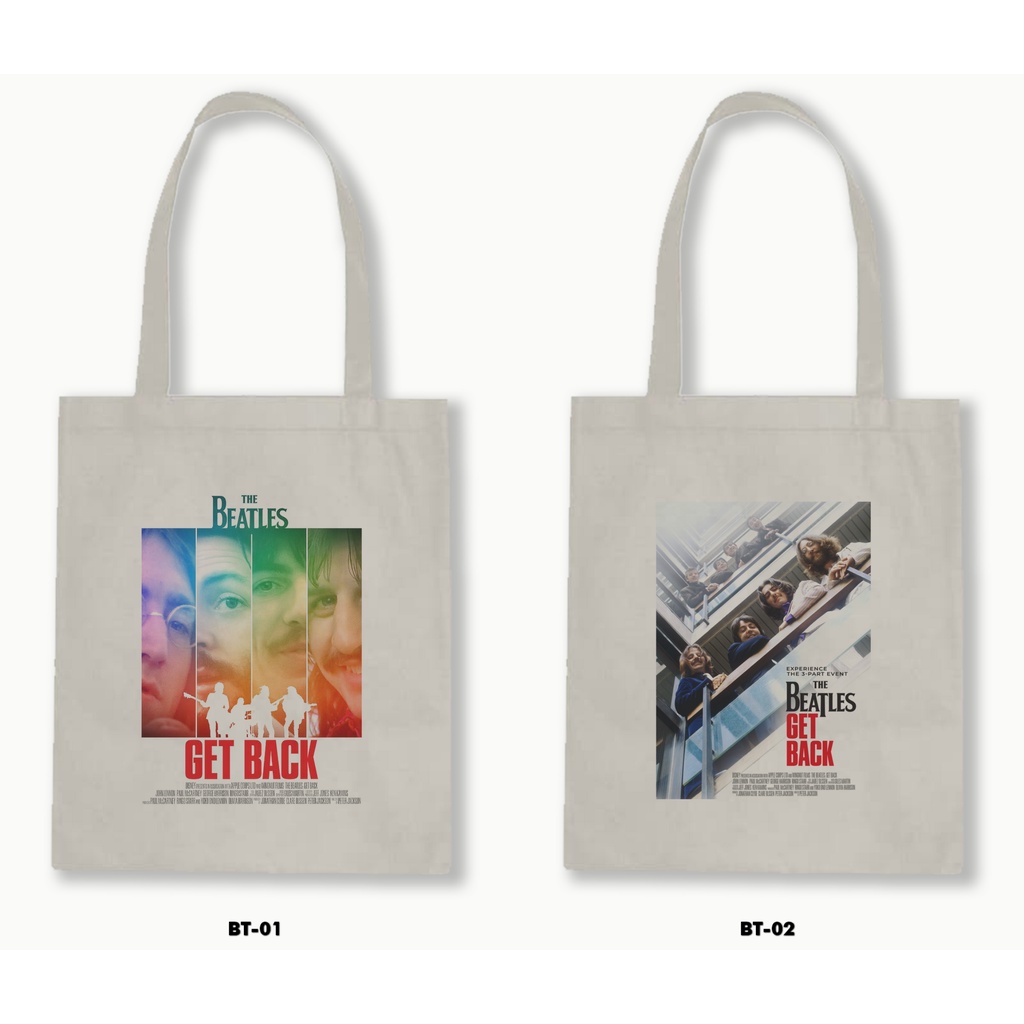 TOTE BAG BLACU - THE BEATLES