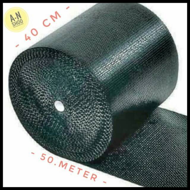 

BUBBLE WRAP 50M×40CM HITAM ECERAN/BUBLE.WRAP HITAM ECERAN/PLASTIK