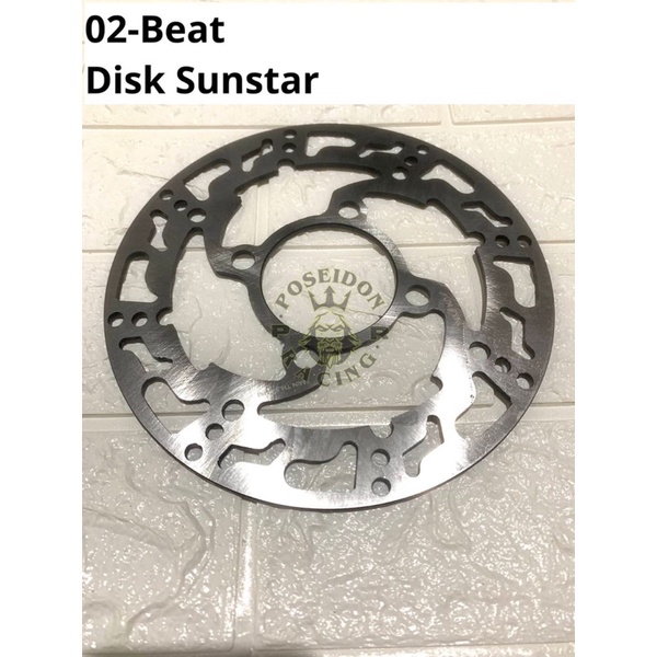 Disk Sunstar Tapak Kaki Thailand/ Piringan Sunstar Motor Beat , Mio , Mx , Kharisma ,Nouvo