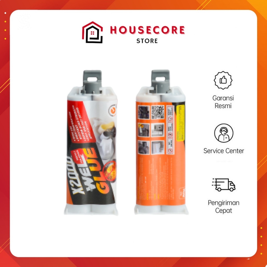 Pasta solder super kuat X2000 Lem dua komponen ketahanan panas yang baik menahan dampak yang kuat Le