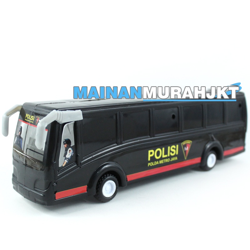 MAINANKEI  ANAK MURAH BUS POLISI OCT5328 MOBIL MOBILAN BIS BRIMOB POLISI