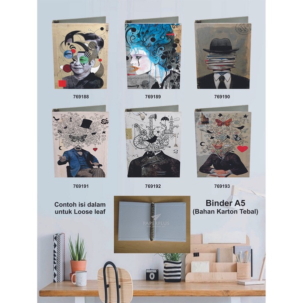 

Binder A5 / Binder Note A5 / Surealism / Set 2872