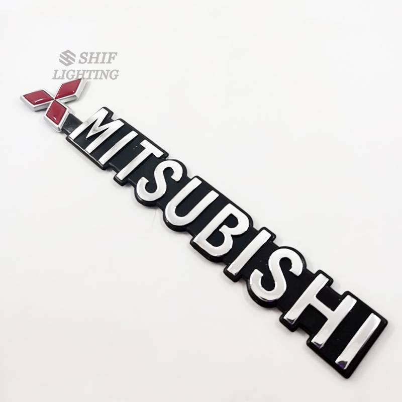 1pc Stiker Emblem Logo Mitsubishi Bahan Abs Untuk Mobil Mitsubishi