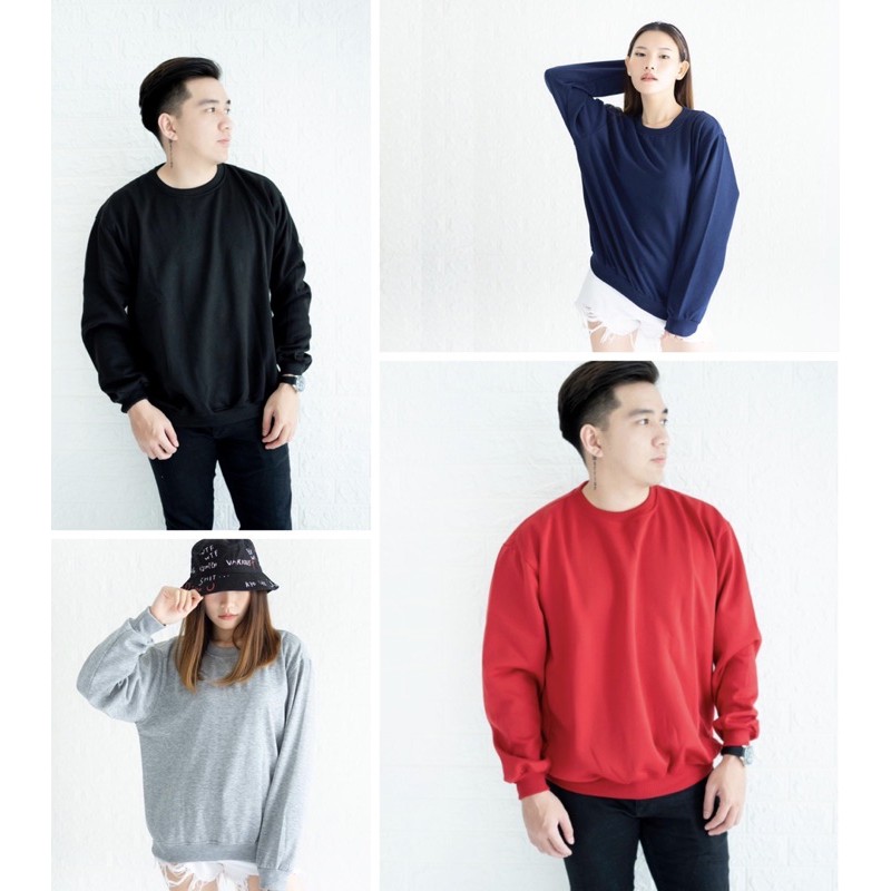 Owlet - sweater basic unisex (pria dan wanita) M - XXL / sweater polos