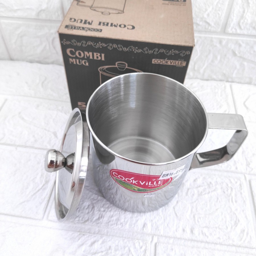 Mug Cookville Korea 9cm stainless steel