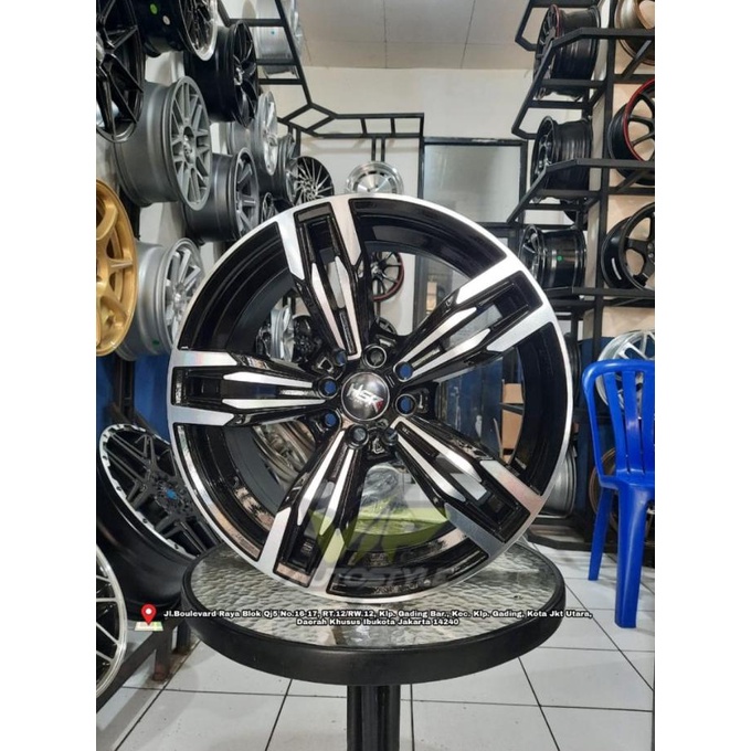 VELG MOBIL MURAH HSR MERKIN R17 Ring 17 - TOYOTA RAIZE JAZZ AGYA AYLA