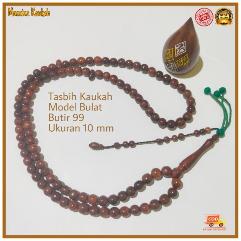 Tasbih kaoka kaukah 99 butir 10mm original kokka kauka kaokah