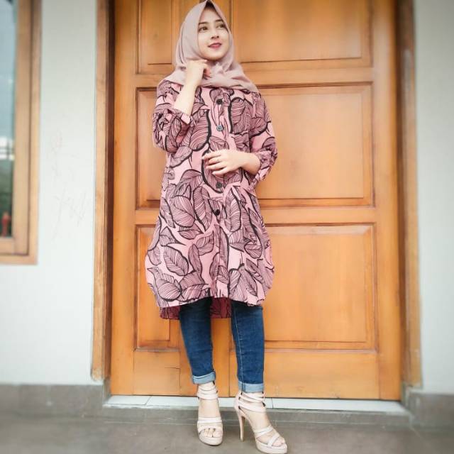 Tunik jumbo monalisa pita