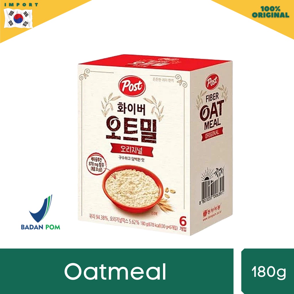 

POST Fiber Oatmeal 180gr (OATMEAL KOREA)