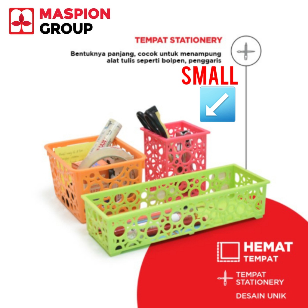Keranjang Maspion Marble S M L Stationery Tempat Pensil Wadah Obat B KS123 B KS122 B KS121 Serbaguna