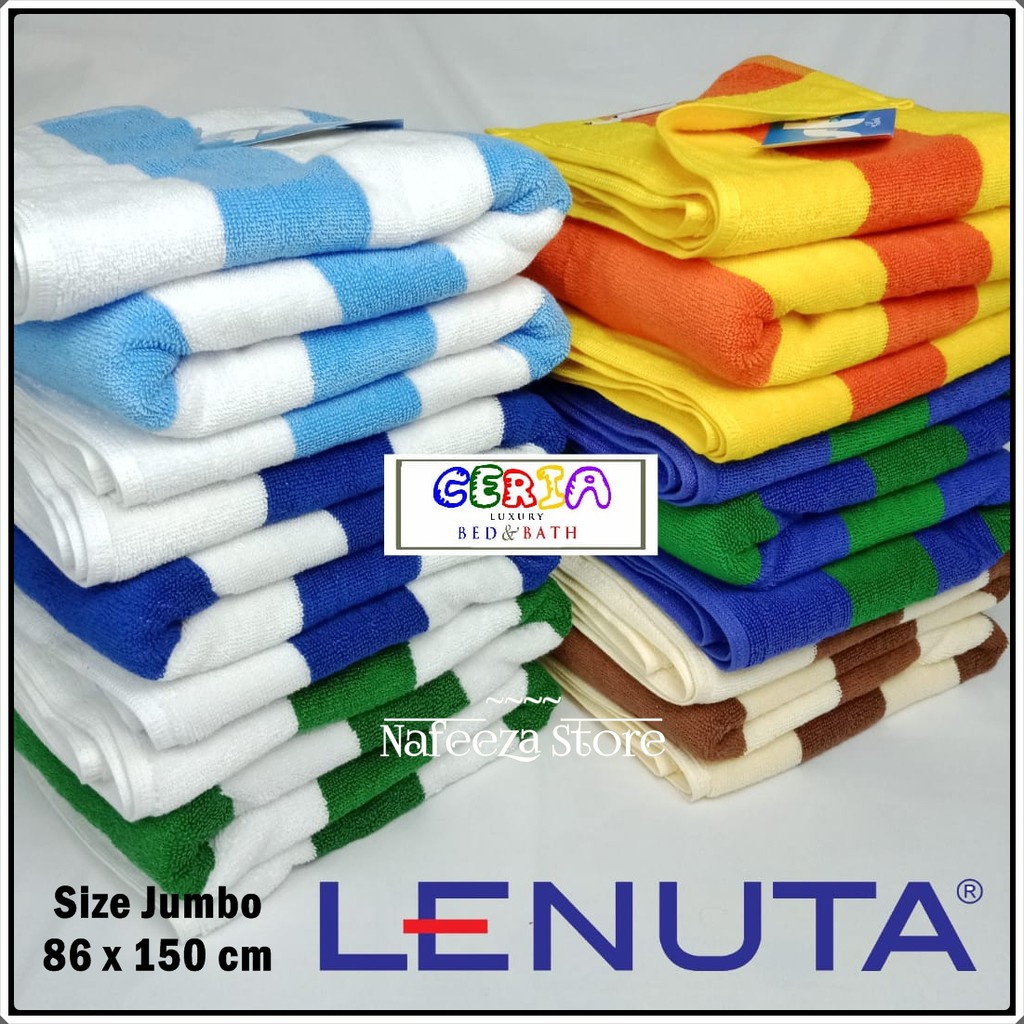 HANDUK PANTAI JUMBO POOL TOWEL NST BY LENUTA STRIPE SIZE 86x150 cm