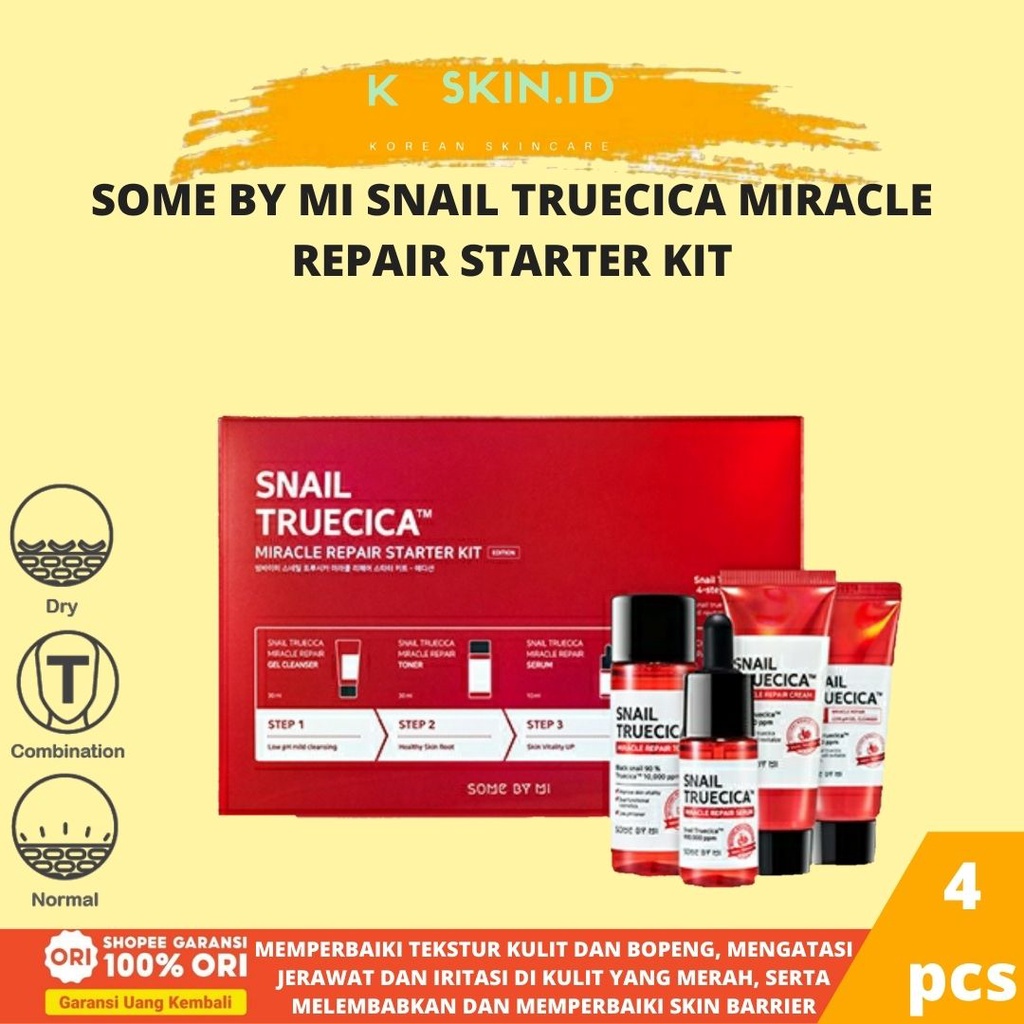 SOME BY MI Snail Truecica Miracle Repair starter kit / some by mi travel kit / some by mi ori / some