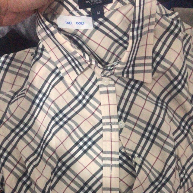 kemeja wanita Burberry original preloved