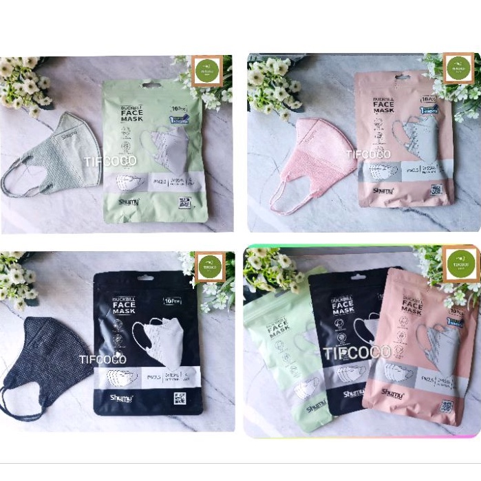SHUMU MASKER DUCKBILL 4 PLY ISI 10 PCS