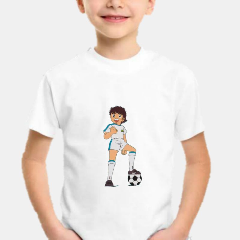 kaos anak tsubasa/kaos captain tsubasa/kaos distro/kaos aneka gambar