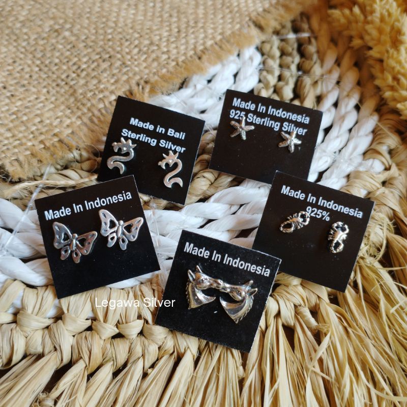 giwang tusuk perak bali | legawasilver