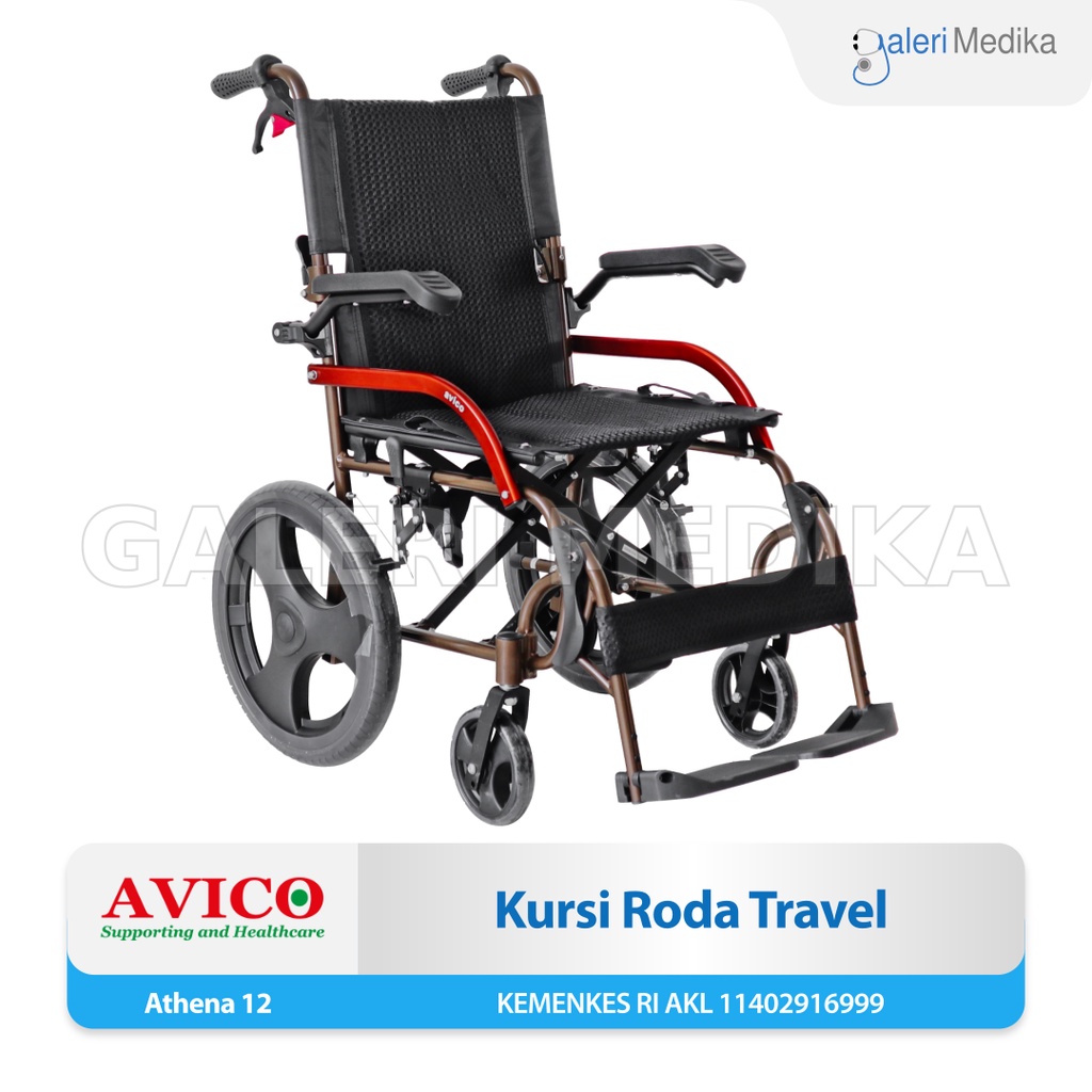 Kursi Roda Travelling Avico Athena - Kursi Roda Travel Bisa Lipat