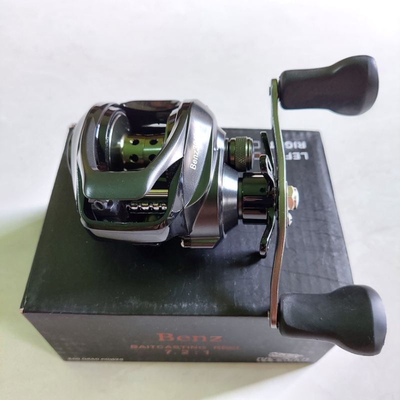 REEL BC IMPORT TOP RASIO 7.2.1 BERING19/KEREK BC IMPORT LIZARD BENZ HANDLE KIRI