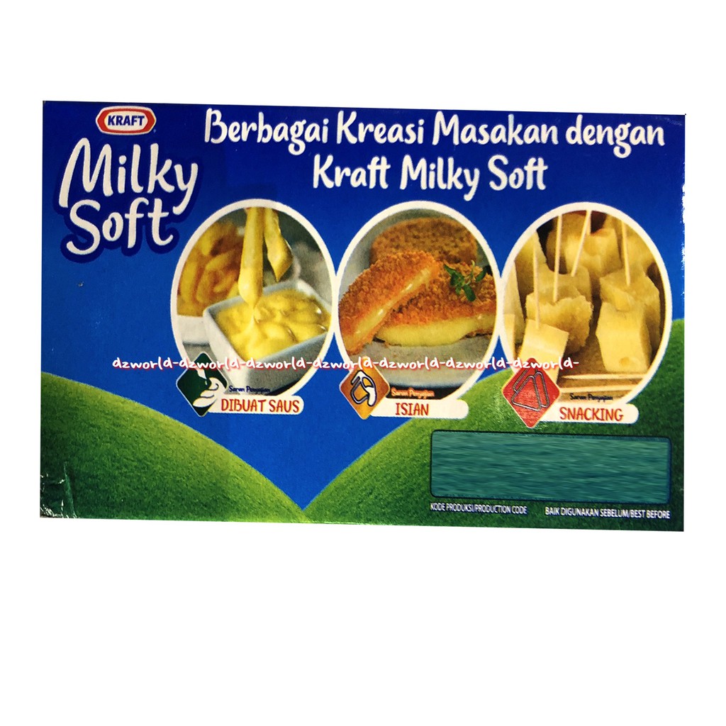 Kraft Milky Soft Cheese Keju Susu Lembut Untuk Semua Makanan 165gr