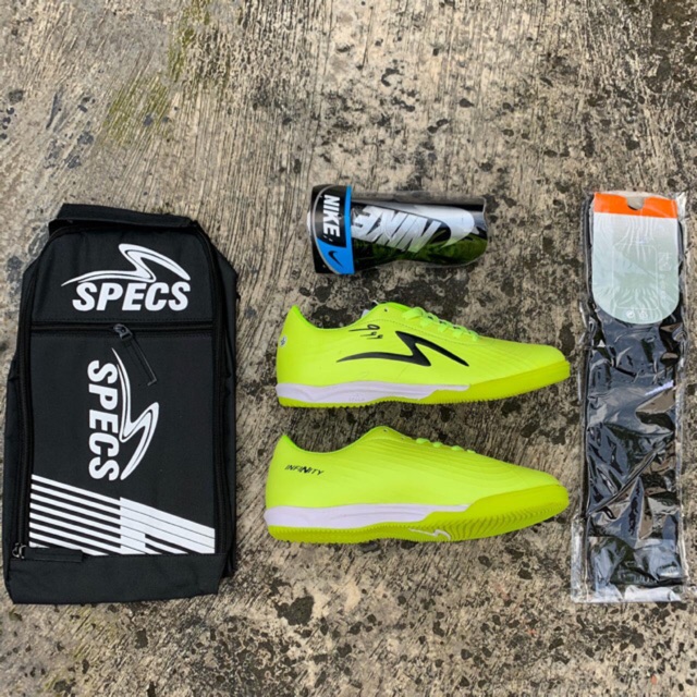  PAKET KOMPLIT sepatu futsal nike tempo sol karet mentah  