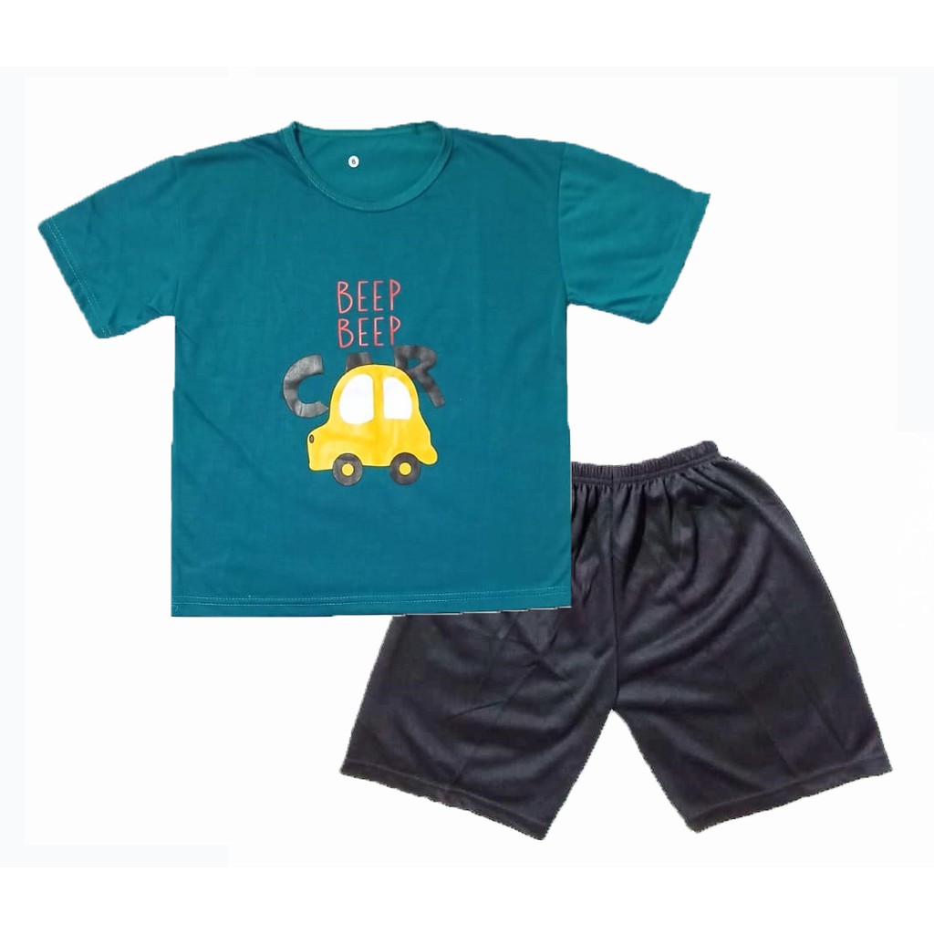 Setelan Baju dan Celana Anak &quot;Beep Car&quot;