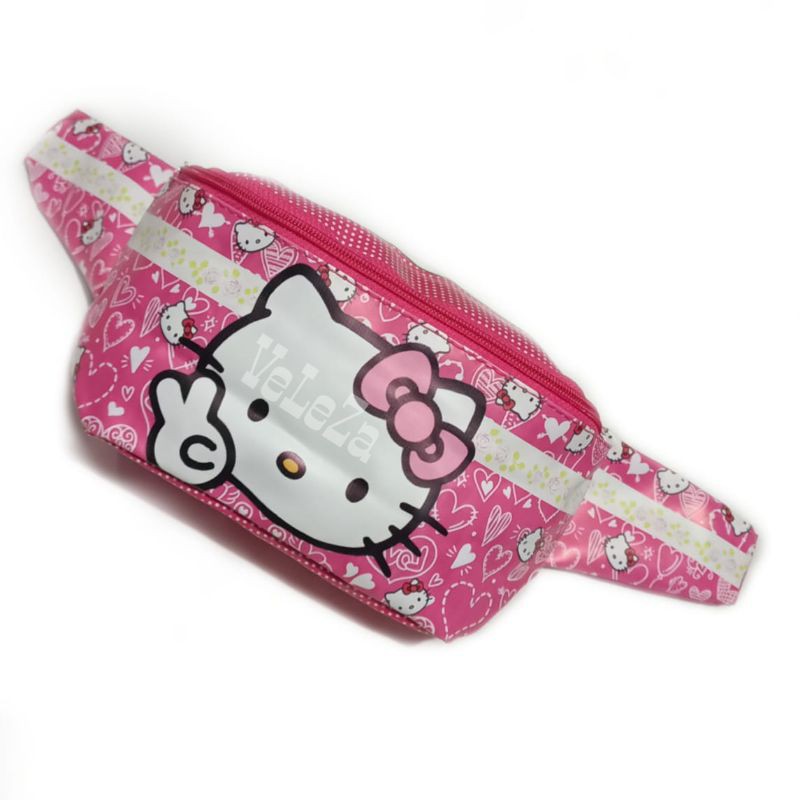 Waistbag anak hello Kitty 2in1 - Waistbag + Topi - Tas Anak Perempuan