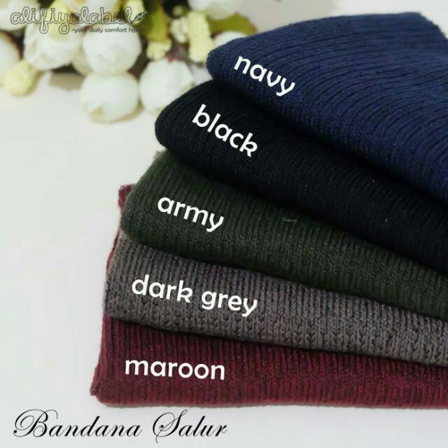 INNER BANDANA RAJUT SALUR HIGH QUALITY