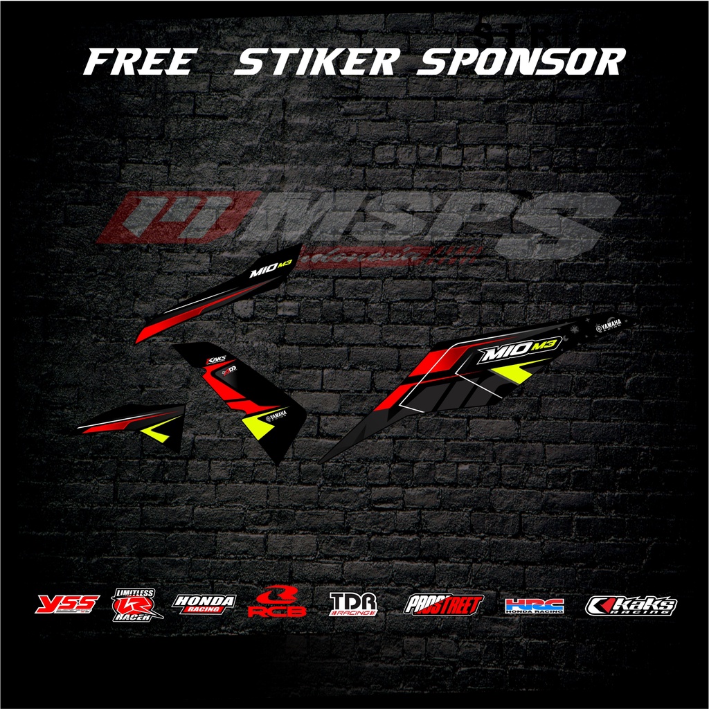 STIKER RACING MIO M3/ MIO 125 / MIO Z