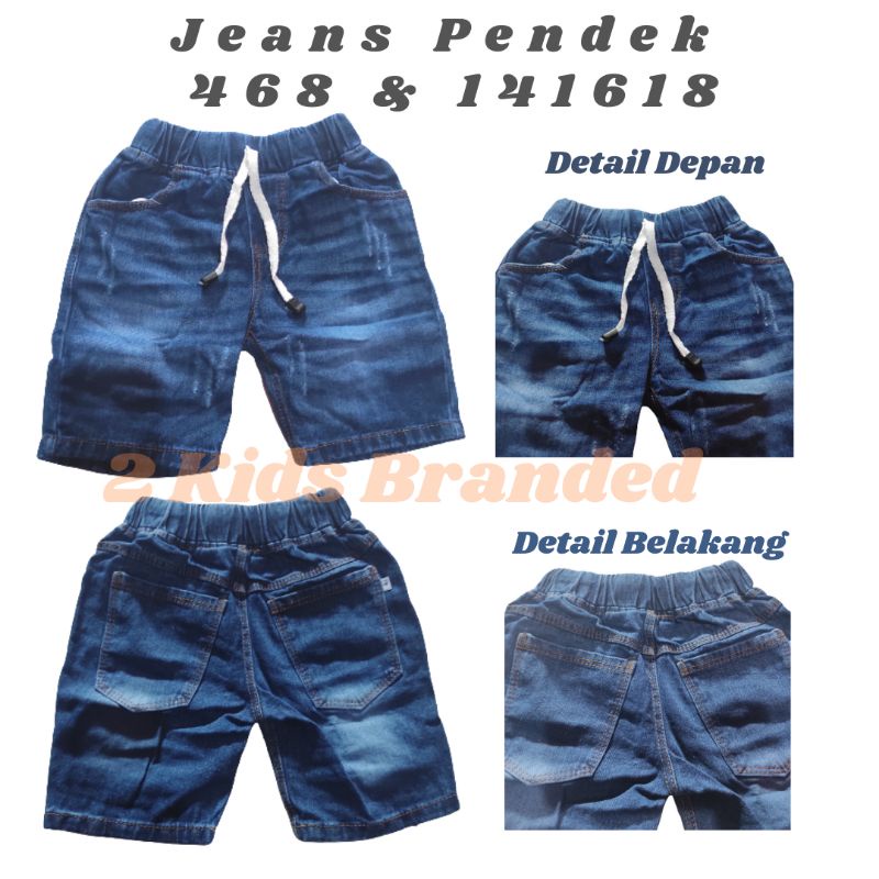 Jeans Anak Pendek Laki 1-8 Tahun