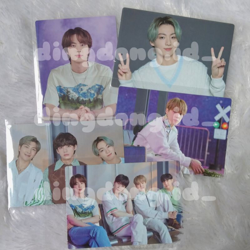 [READY] Mini photocard mpc set sowoozoo merch | rm jin Suga Jimin hoseok Tae jk