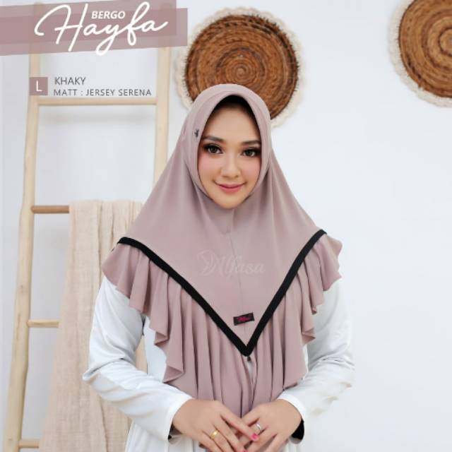Bergo Hayfa. Bergonya alfasa hijab