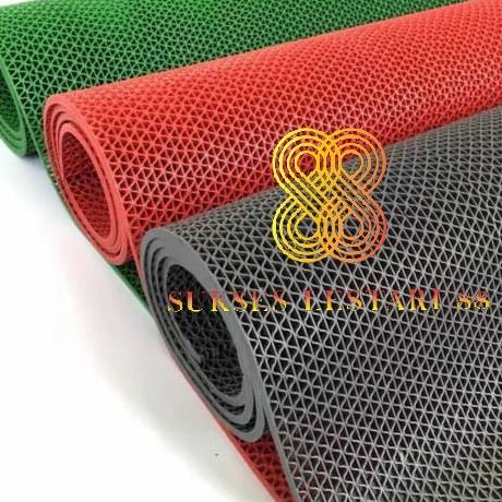 KESET KARPET PVC ANTI SLIP METERAN - JARING